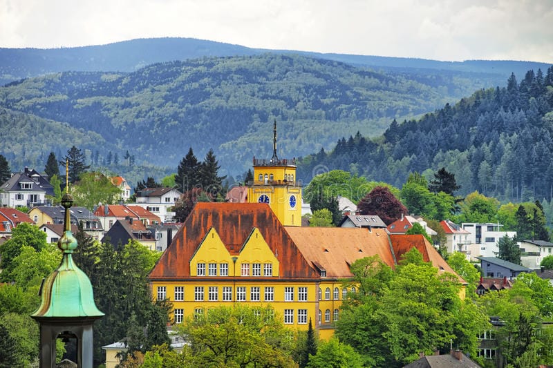 Panoramic view of Baden-Baden, Germany-1