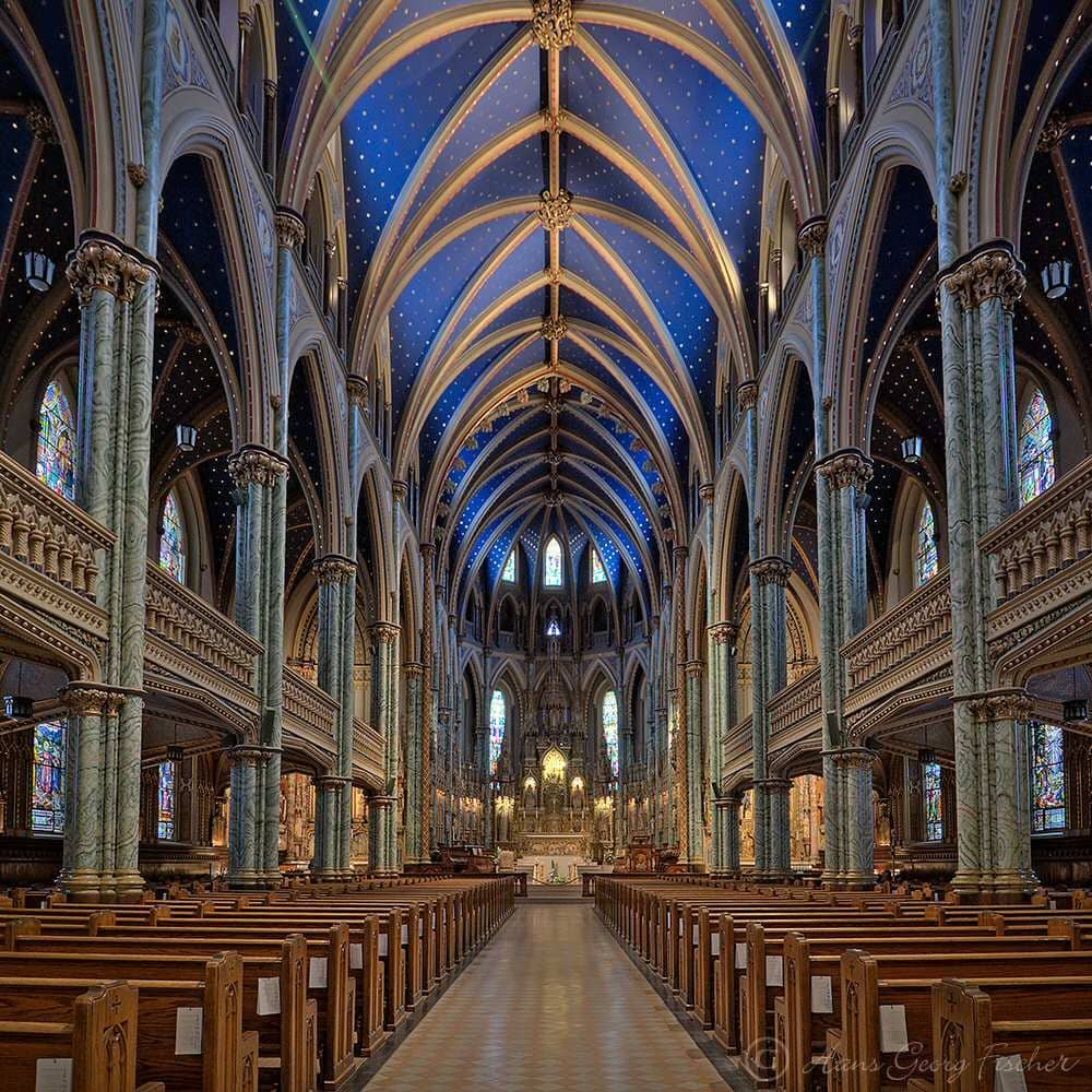 Notre Dame de Paris Cathedral Interior